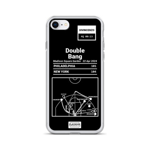 New York Knicks Greatest Plays iPhone Case: Double Bang (2024)