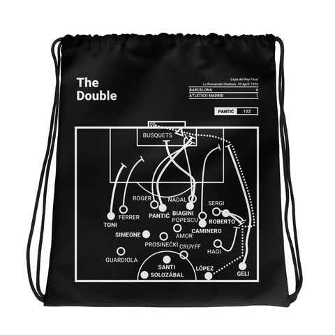 Greatest Atletico Madrid Plays Drawstring Bag: The Double (1996)