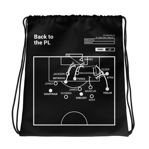 Greatest Newcastle Plays Drawstring Bag: Back to the PL (2017)