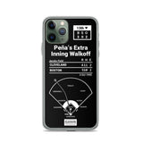Greatest Indians Plays iPhone  Case: Peña’s Extra Inning Walkoff (1995)