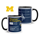 Michigan Football Greatest Plays Mug: Wolverines™ are Champions (2024)