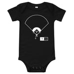 Funniest Celebrity First Pitches Baby Bodysuit: We took that personal (1998)