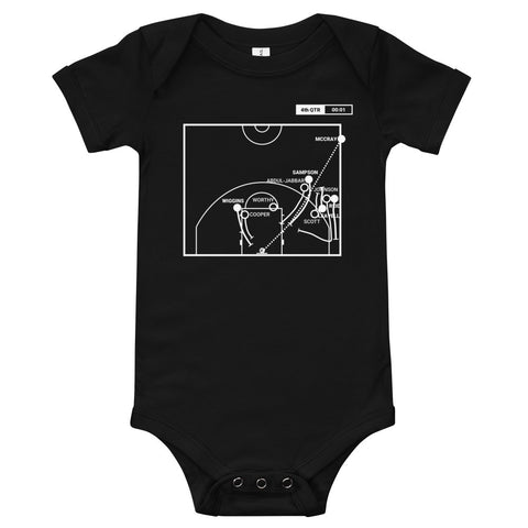 Greatest Rockets Plays Baby Bodysuit: Sampson's game winner (1986)