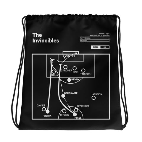 Greatest Arsenal Plays Drawstring Bag: The Invincibles (2004)