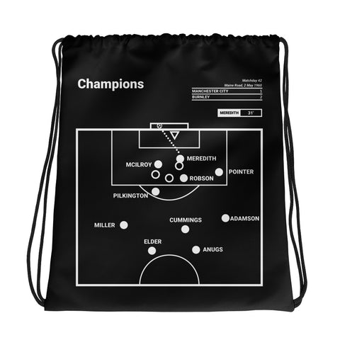 Greatest Burnley Plays Drawstring Bag: Champions (1960)