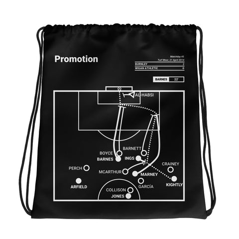 Greatest Burnley Plays Drawstring Bag: Promotion (2014)
