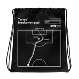 Greatest Chelsea Plays Drawstring Bag: Torres' breakaway goal (2012)