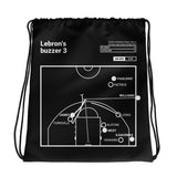 Greatest Cavaliers Plays Drawstring Bag: Lebron's buzzer 3 (2009)