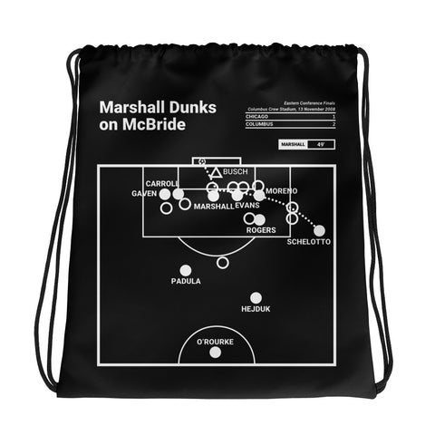 Greatest Columbus Crew Plays Drawstring Bag: Marshall Dunks on McBride (2008)