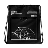 Greatest Mavericks Plays Drawstring Bag: Booth's game winner (2001)