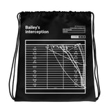 Greatest Broncos Plays Drawstring Bag: Bailey's interception (2006)