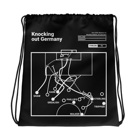 Greatest England National Team Plays Drawstring Bag: Knocking out Germany (2021)
