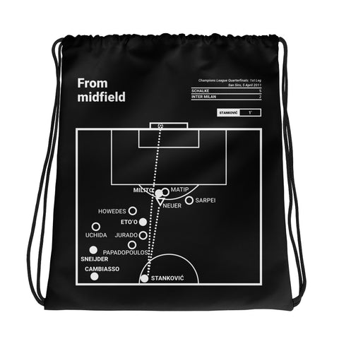 Greatest Inter Milan Plays Drawstring Bag: From midfield (2011)