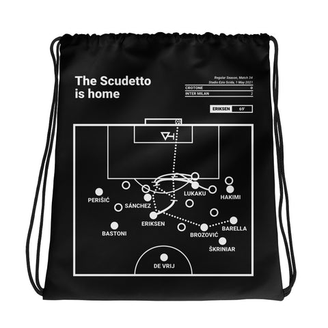 Greatest Inter Milan Plays Drawstring Bag: The Scudetto is home (2021)