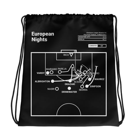Greatest Leicester City Plays Drawstring Bag: European Nights (2017)