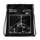 Greatest Heat Plays Drawstring Bag: Wade steal and winner (2009)
