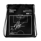 Greatest Newcastle Plays Drawstring Bag: Shearer's Volley (2002)