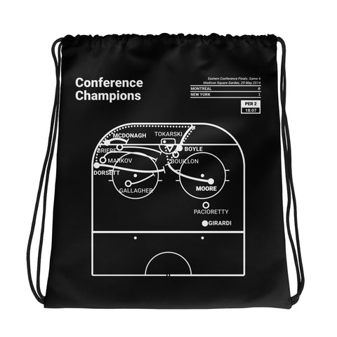 Greatest Rangers Plays Drawstring Bag: Conference Champions (2014)