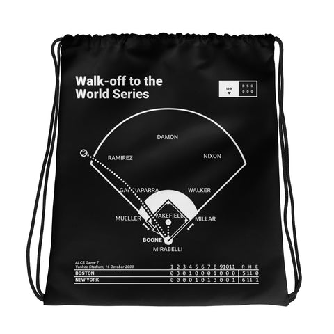 Greatest Yankees Plays Drawstring Bag: Walk-off to the World Series (2003)