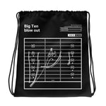 Greatest Ohio State Football Plays Drawstring Bag: Big Ten blow out (2014)