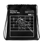 Greatest Ohio State Football Plays Drawstring Bag: Inaugural Playoffs Win (2015)