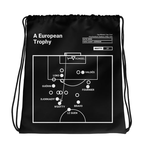 Greatest Paris Saint-Germain Plays Drawstring Bag: A European Trophy (1996)