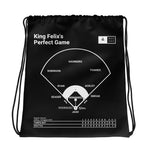 Greatest Mariners Plays Drawstring Bag: King Felix's Perfect Game (2012)
