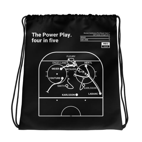 Greatest Sharks Plays Drawstring Bag: The Power Play. four in five (2019)
