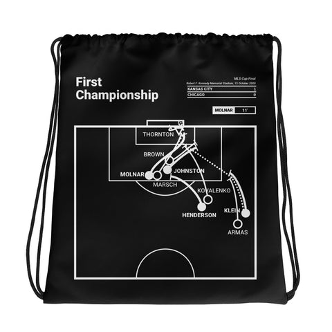 Greatest Sporting Kansas City Plays Drawstring Bag: First Championship (2000)