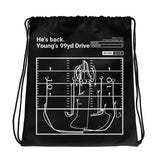 Greatest Titans Plays Drawstring Bag: He's back. Young's 99yd Drive (2009)