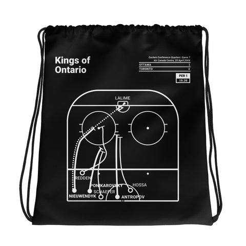 Greatest Maple Leafs Plays Drawstring Bag: Kings of Ontario (2004)