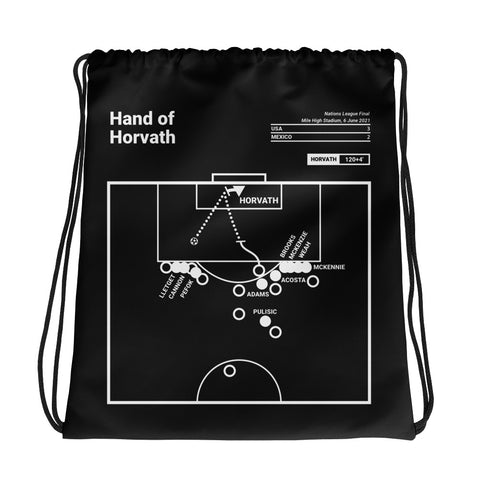 Greatest USMNT Plays Drawstring Bag: Hand of Horvath (2021)