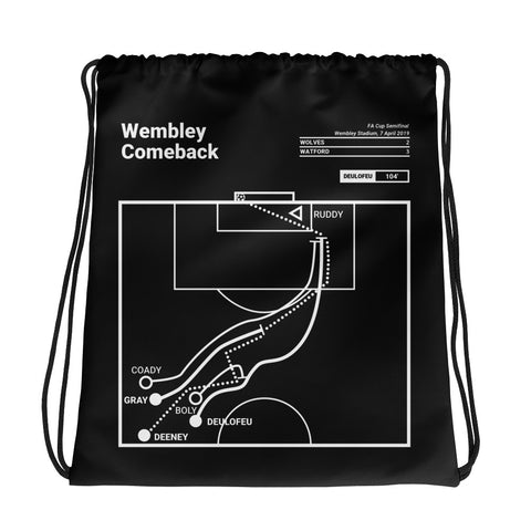 Greatest Watford Plays Drawstring Bag: Wembley Comeback (2019)