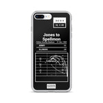 Greatest Army Football Plays iPhone Case: Jones to Spellmon (1985)