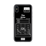 Greatest Army Football Plays iPhone Case: The Drive (1995)
