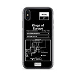 Greatest Aston Villa Plays iPhone Case: Kings of Europe (1982)