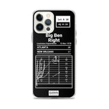 Greatest Falcons Plays iPhone Case: Big Ben Right (1978)