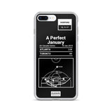 Greatest Hawks Plays iPhone Case: A Perfect January (2015)