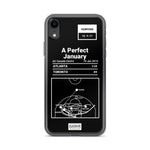 Greatest Hawks Plays iPhone Case: A Perfect January (2015)