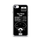 Greatest Orioles Plays iPhone Case: The Third Title (1983)