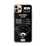 Greatest Orioles Plays iPhone  Case: Iron Man: 2,131 (1995)