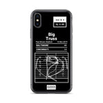 Greatest Ravens Plays iPhone Case: Big Truss (2019)