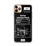 Greatest Nets Plays iPhone Case: Series winning block (2014)