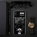 Greatest Red Sox Plays iPhone Case: Yaz 4-4, MVP, and AL Triple Crown (1967)