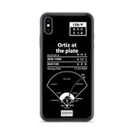 Greatest Red Sox Plays iPhone Case: Ortiz at the plate (2004)