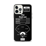 Greatest Red Sox Plays iPhone Case: The final out (2013)