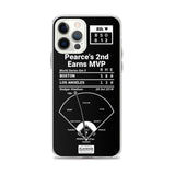 Greatest Red Sox Plays iPhone Case: Pearce's 2nd Earns MVP (2018)