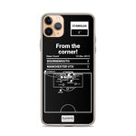 Greatest Bournemouth Plays iPhone Case: From the corner! (2015)