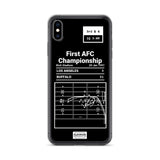 Greatest Bills Plays iPhone Case: First AFC Championship (1991)