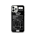 Greatest Sabres Plays iPhone Case: The Fog Game (1975)